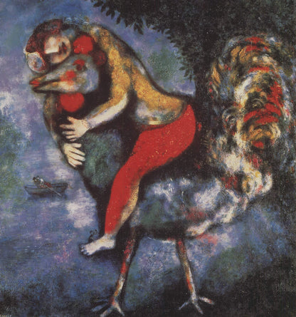 Marc Chagall The Coq " Offset Lithograph Modernism