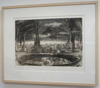 Erik Desmazieres 1982 Original Etching Pencil