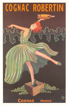 Bruce Skilbeck Cognac Albert Robin Poster 2002 Signed Ltd Ed 500 Linen