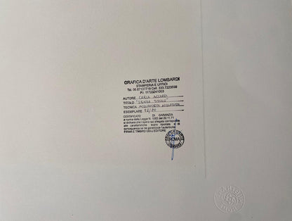 Carla Accardi Etching Aquatint Signed Numbered Published Assurance