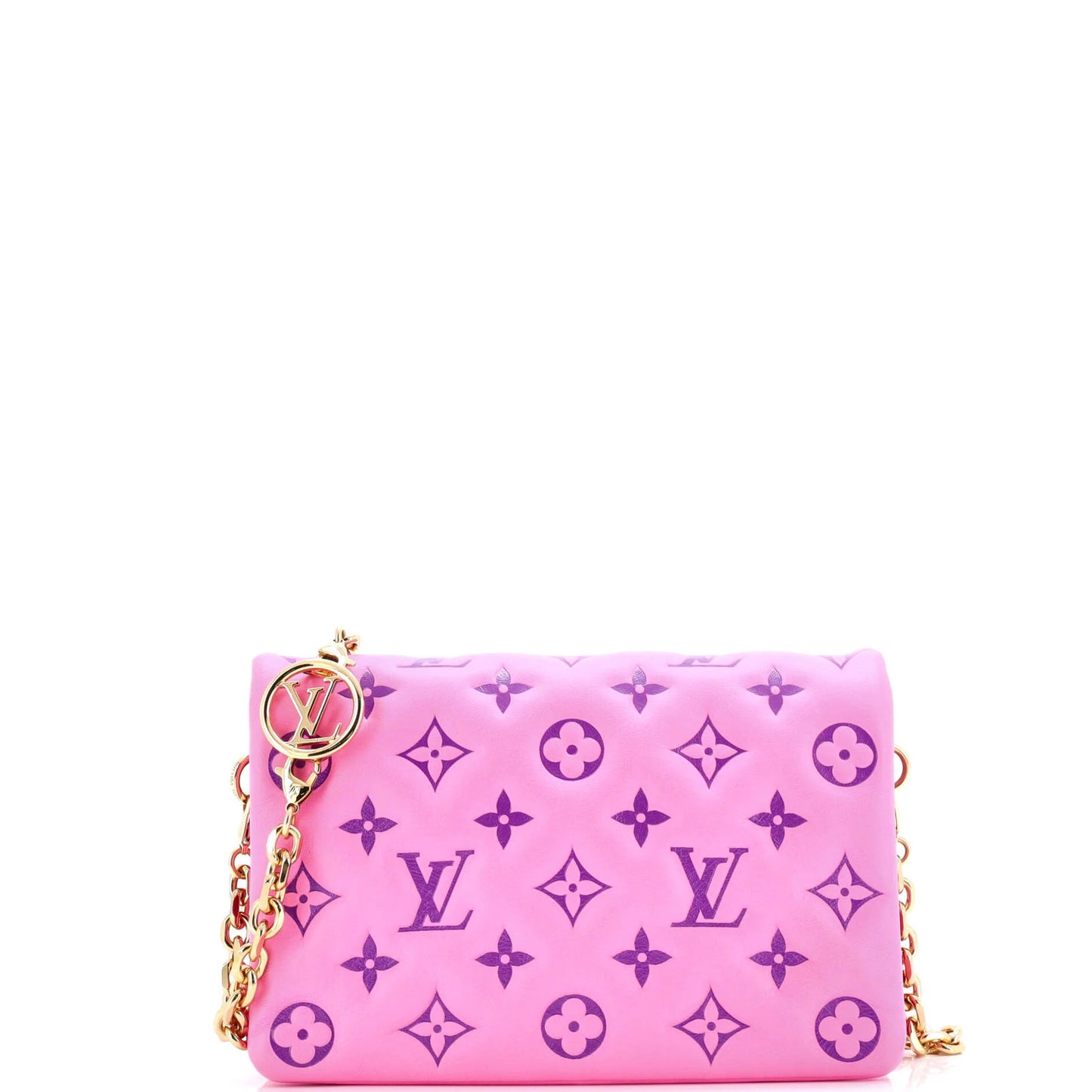 Louis Vuitton Coussin Pochette Monogram Embossed Lambskin