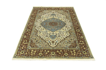 5X8 Ft Handmade Heriz Serapi Oriental Rug Classic