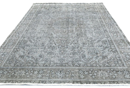 6'7X9 ft Antique Overdyed Distressed Vintage
