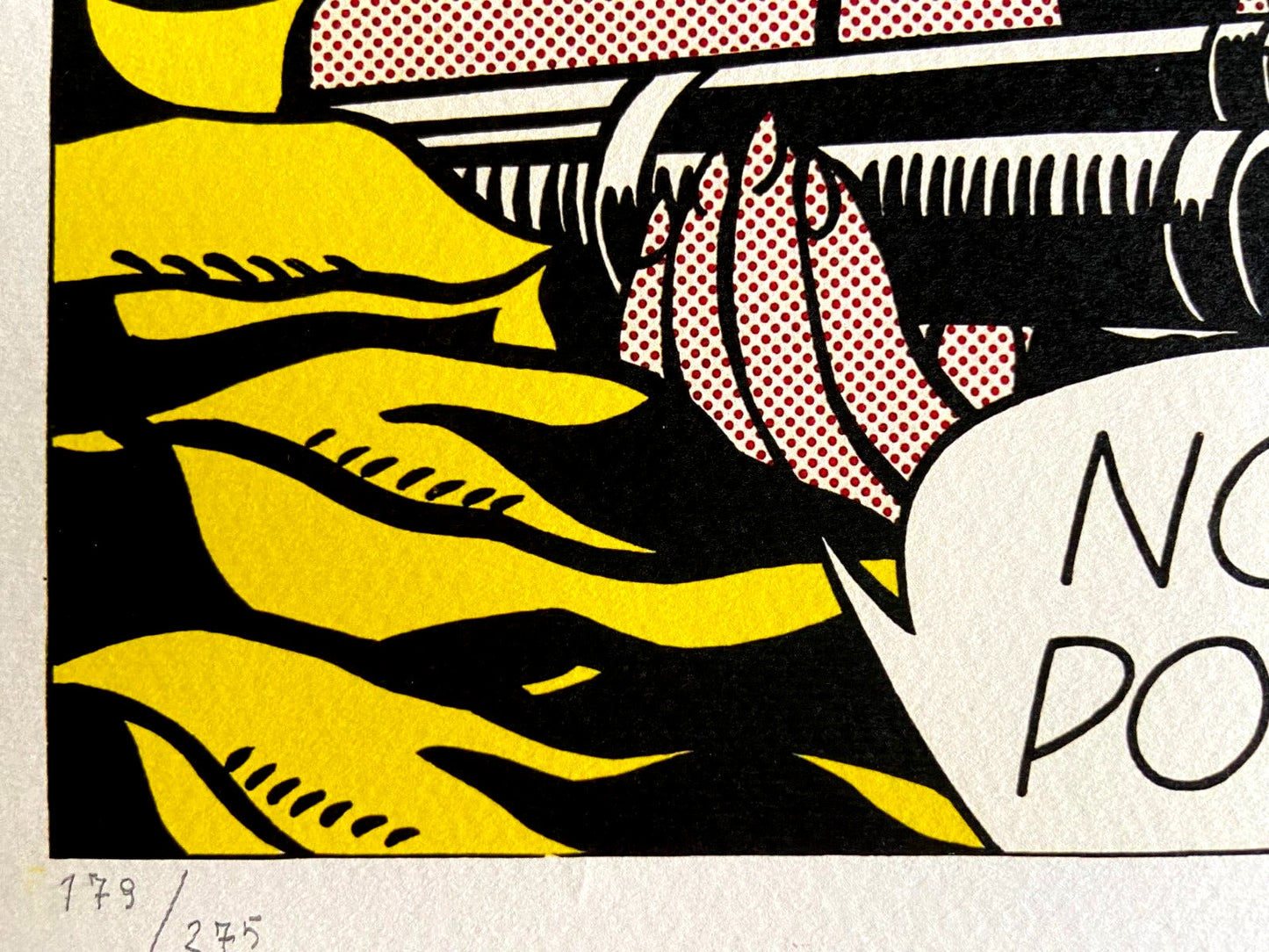 Roy Lichtenstein Lithograph Signed Numbered In Pencil Limited