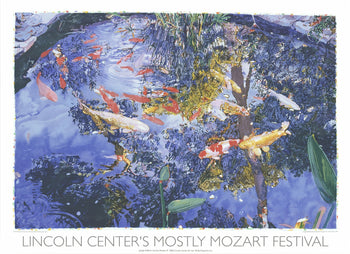 Joseph Raffael Pond With Goldfish 