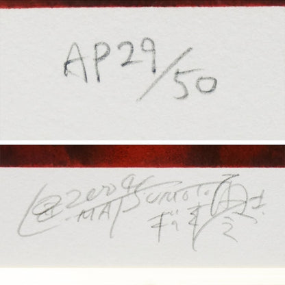 Captain Harlock : My Youth In Arcadia Signed Original Silkscreen Print Framed