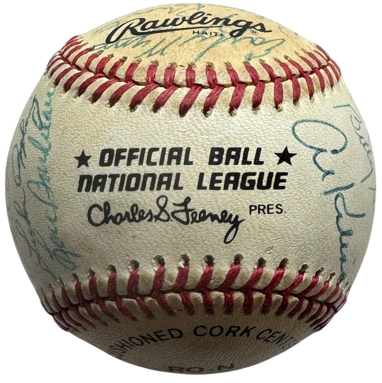 (JSA) MLB Hall Of Famers Autographed Official Baseball