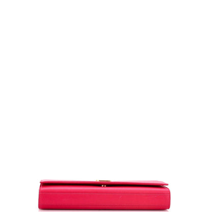 Saint Laurent Classic Monogram Clutch Leather Long