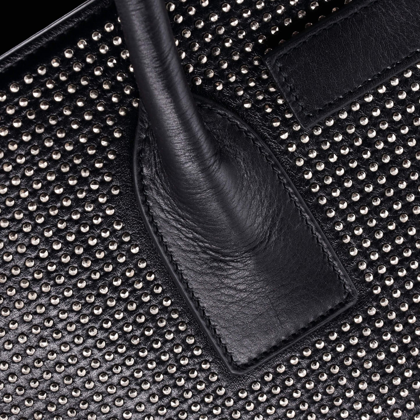 Saint Laurent Sac De Jour Bag Studded Leather Small
