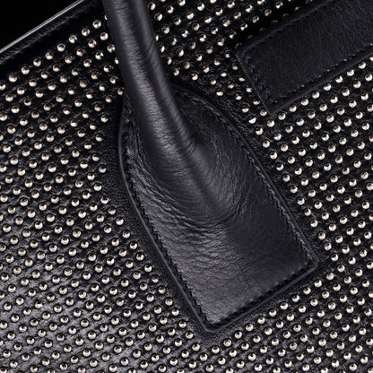 Saint Laurent Sac De Jour Bag Studded Leather Small