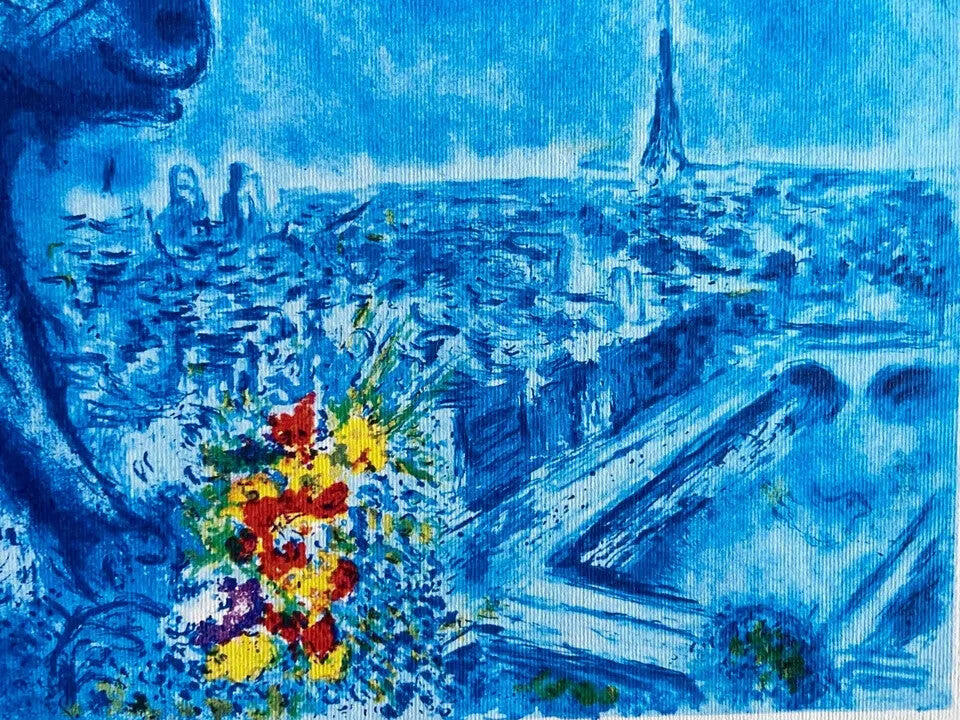Marc Chagall Lithograph Coa Numbered Published - Sorlier