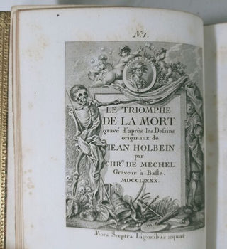 Hans Holbein Le Triomphe De La Mort Dance Of Death 1854 Mechel 47 Engravings