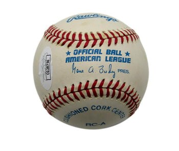 Reggie Jackson/Whitey Ford Dual-Signed Oal Baseball Ny Yankees Jsa 197364