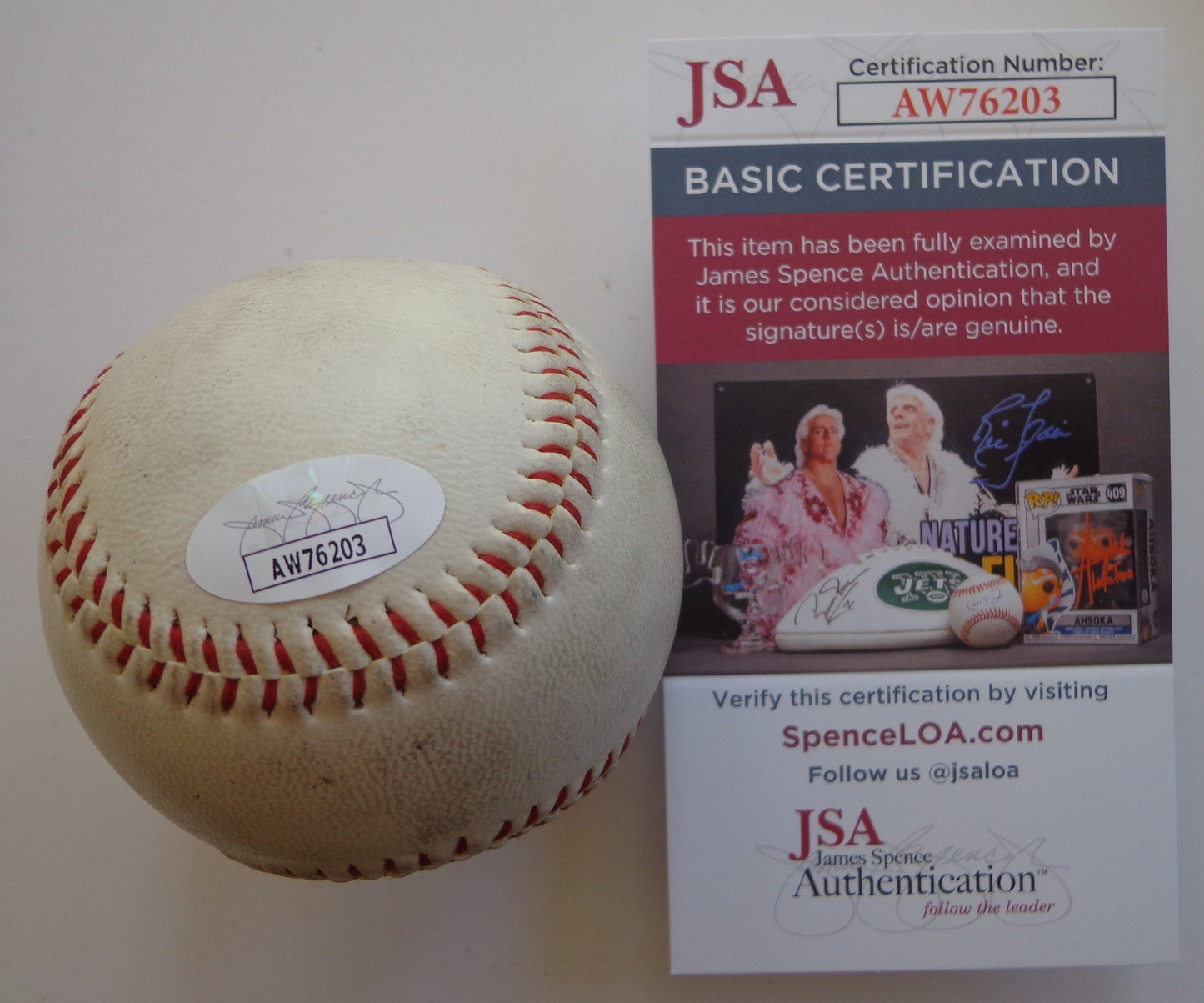 Tommie Agee Signed/Autographed Official League Baseball New York Mets Jsa 191798