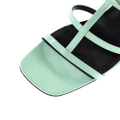 Gucci Women'S Horsebit Cage Heeled Sandals Leather