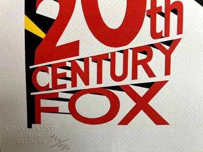 Edward Ruscha Lithograph Coa Signed Numbered Limited 180