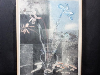 Mary Frank Signed Original Monoprint Flowers II on wove 1984