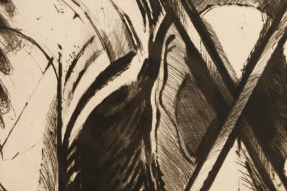 Gerard Titus Carmel (France) Original Etching Pencil Signed Numbered Framed Moma