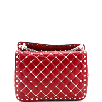 Valentino Garavani Free Rockstud Spike Flap Bag Quilted Leather Medium