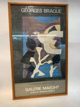George Braque 1978 Vintage Lithograph Poster
