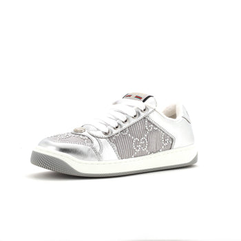 Gucci Screener Sneakers Leather With Crystals