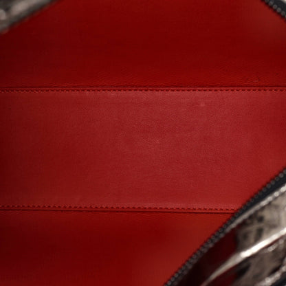 Christian Louboutin Cabata North South Zipped Tote Crocodile Embossed Leather