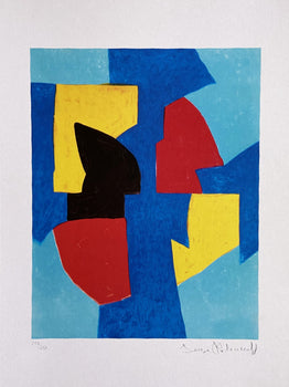 Serge Poliakoff Lithograph Moma Coa Signed Op