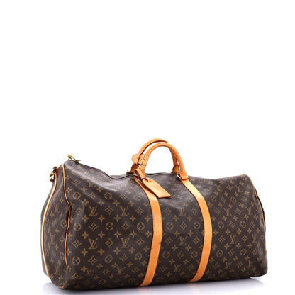Louis Vuitton Keepall Bandouliere Bag Monogram Canvas 60