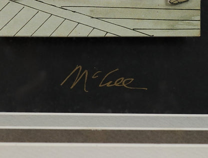 Mcgee "On The Boardwalk - Atlantic City" Signed Serigraph 37/450 Framed