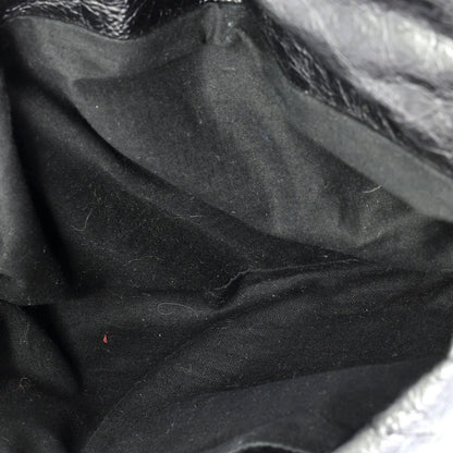 Balenciaga Monaco Chain Flap Shoulder Bag Leather Large