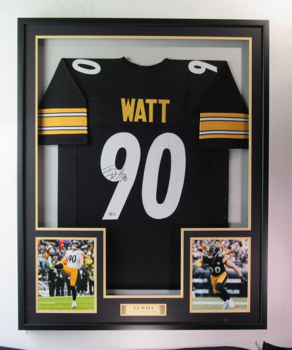 T.J. Watt Signed/Autographed Steelers Football
