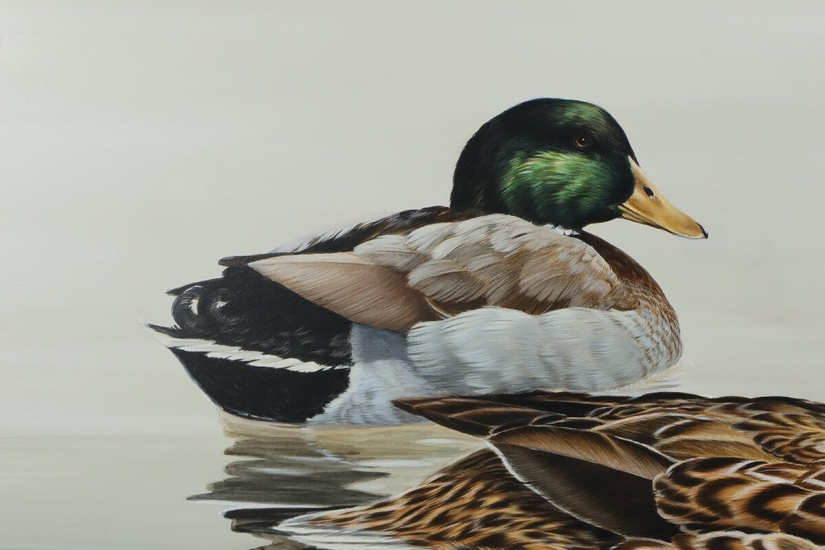 Christopher B. Walden "Sitting Ducks" Signed Oil