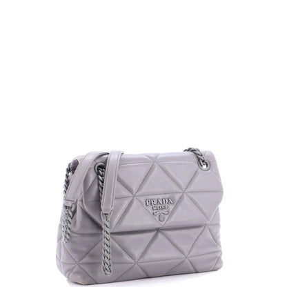 Prada Spectrum Flap Bag Quilted Nappa Leather Large