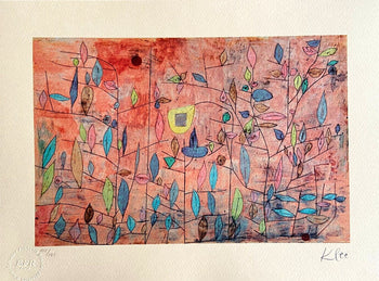 Paul Klee Lithograph Coa Numbered 175 Certified