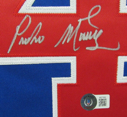 Pedro Martinez Hof Autographed Majestic Bp Jersey Expos Beckett 176379