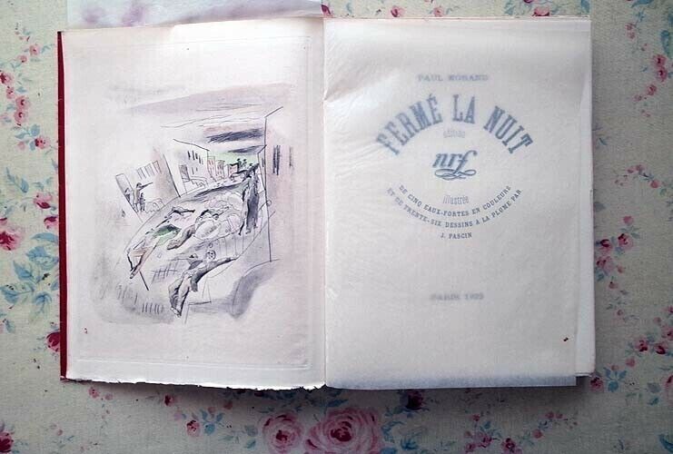 Paul Morand - Ferm La Nuit 1925 Illustrated By
