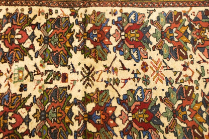 One-Of-A-Kind Vintage Floral Oriental Rug 3X5 Ft