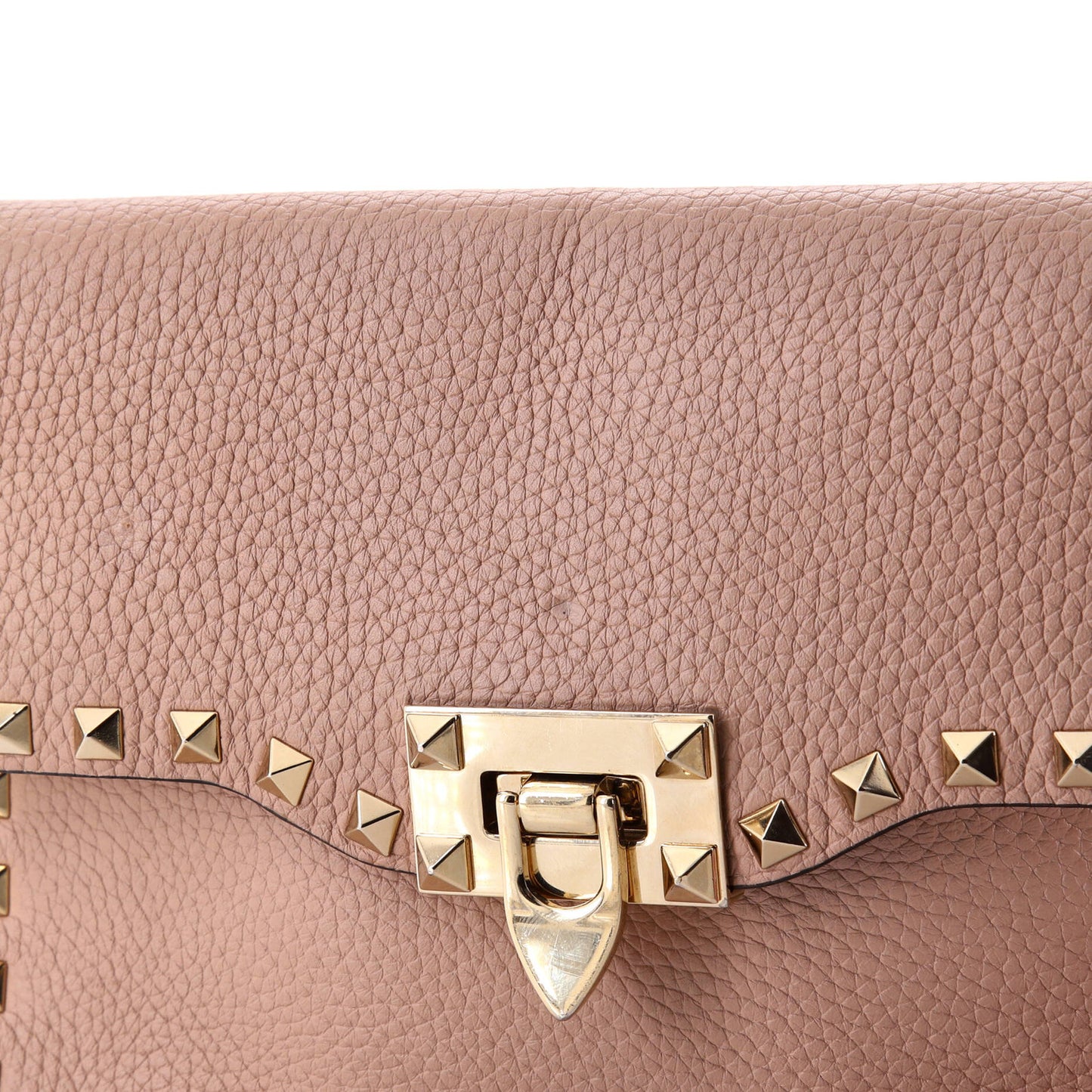 Valentino Garavani Rockstud Flip Lock Flap Bag Leather Large