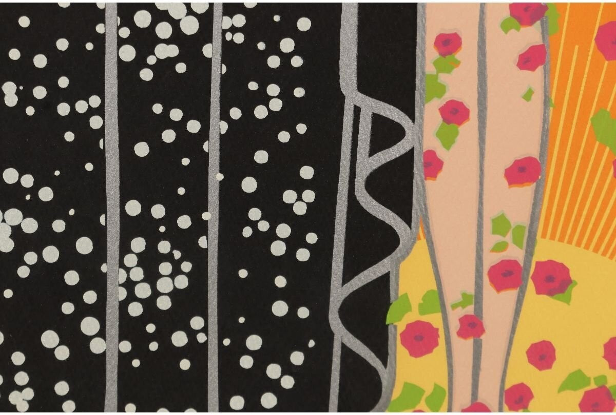 Erte "Printemps" Embossed Color Serigraph