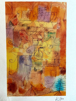 Paul Klee Lithograph Signed Numbered Stamp - Josef Albers