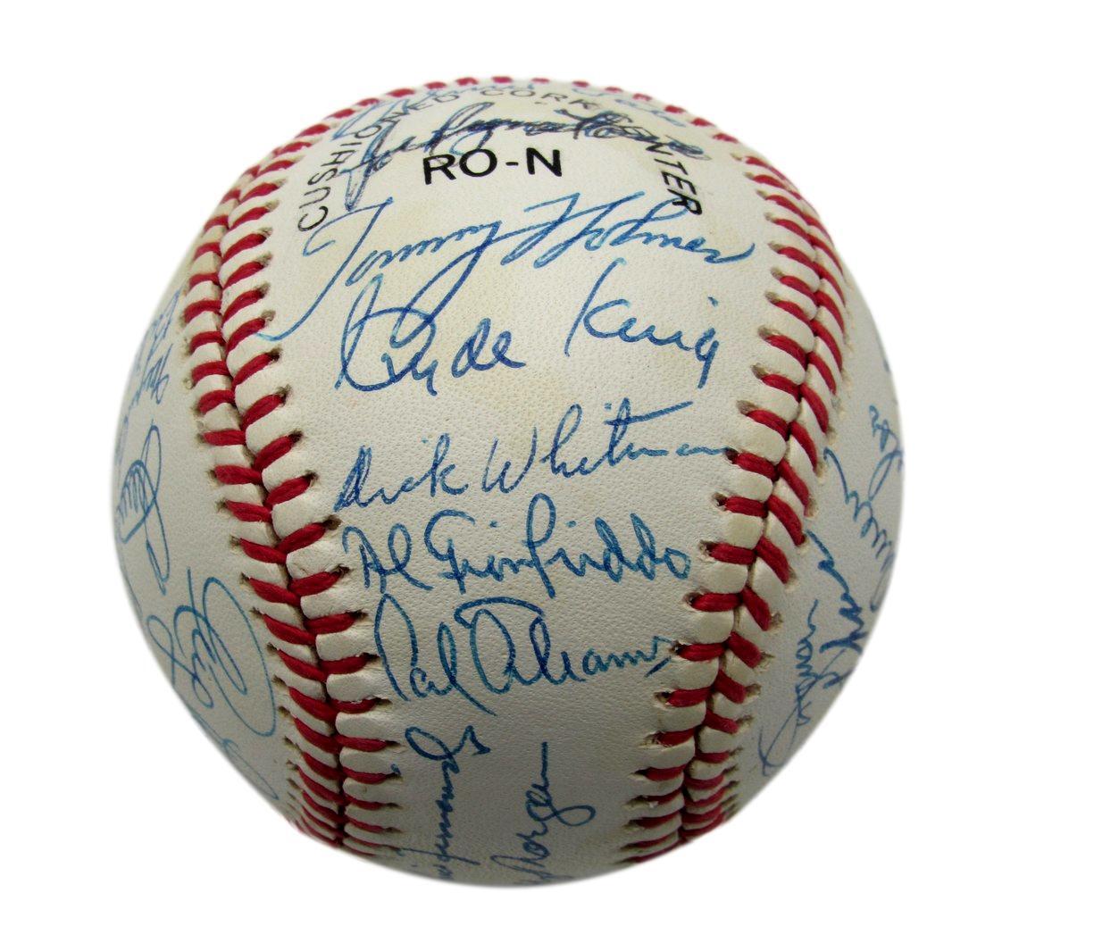 1940S & 50S Dodgers Greats Onl Multi Signed Baseball (26) Herman Hof 192213