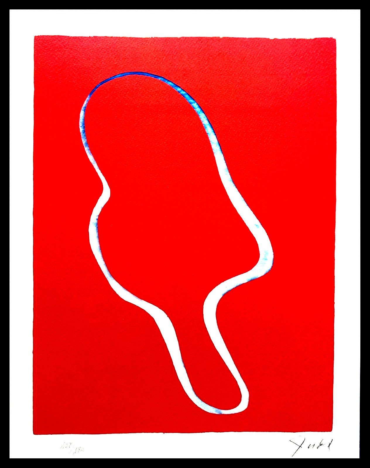 Donald Judd Lithograph Coa Signed Numbered Stamped