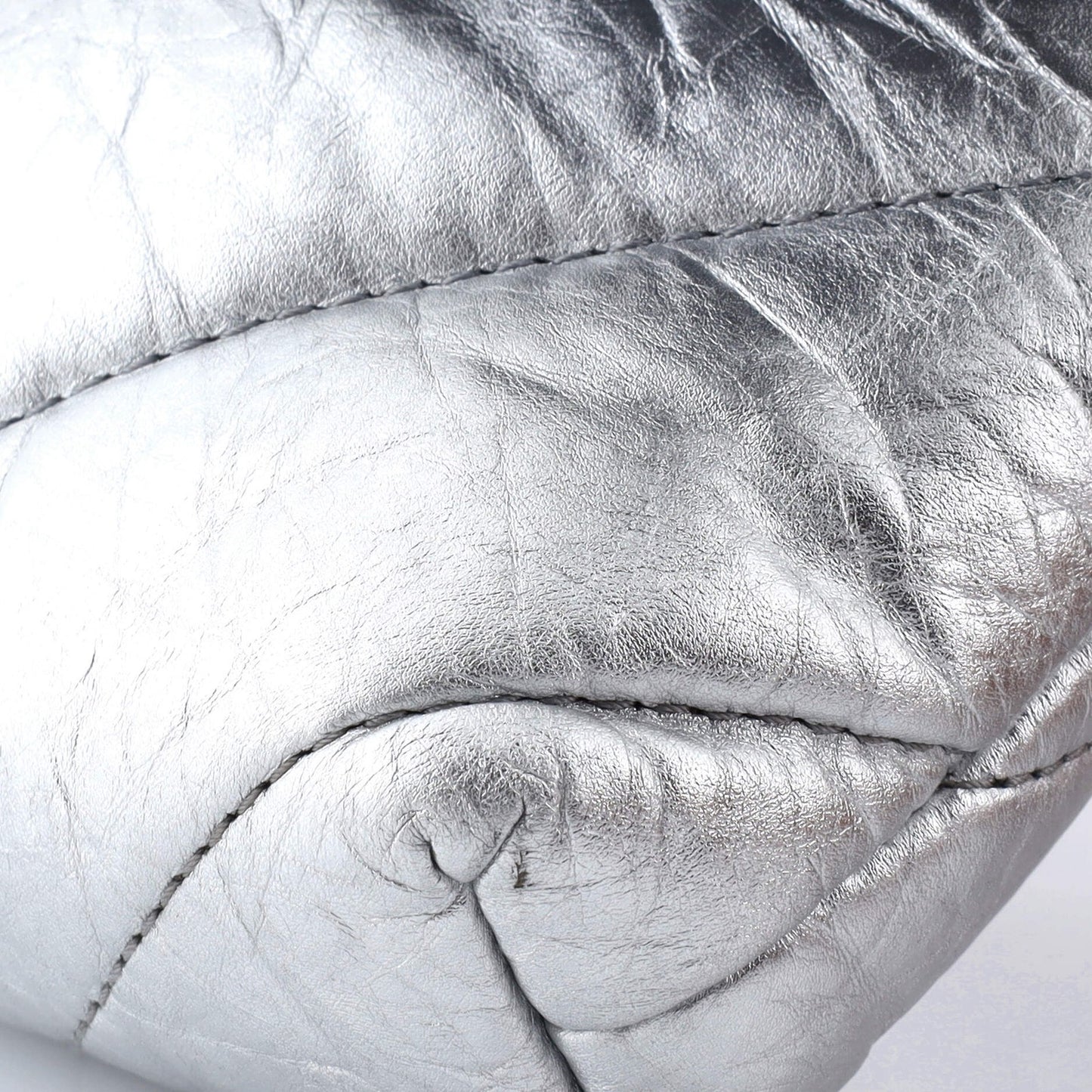 Balenciaga Crush Chain Flap Bag Quilted Crushed Calfskin Small