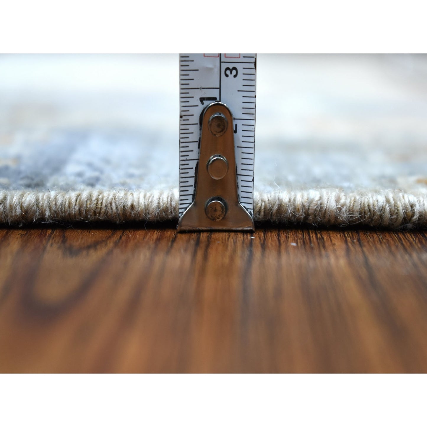 4'X5'10" Brown Wool Kashkuli Gabbeh Animal Figurines Hand-Knotted Rug