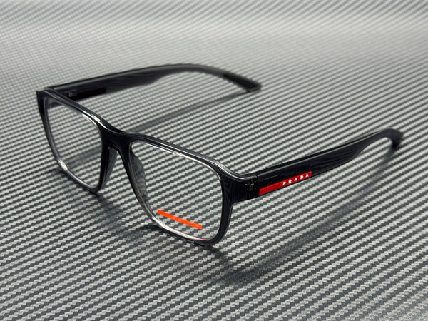 PRADA LINEA ROSSA PS 05RV 01D1O1 Transparent Grey Men's 54 mm Eyeglasses