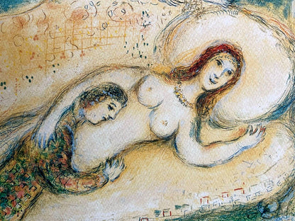 Marc Chagall Lithograph Handmade