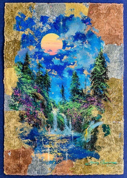 James Coleman Signed Original Painting Mixed Media On Paper Framed