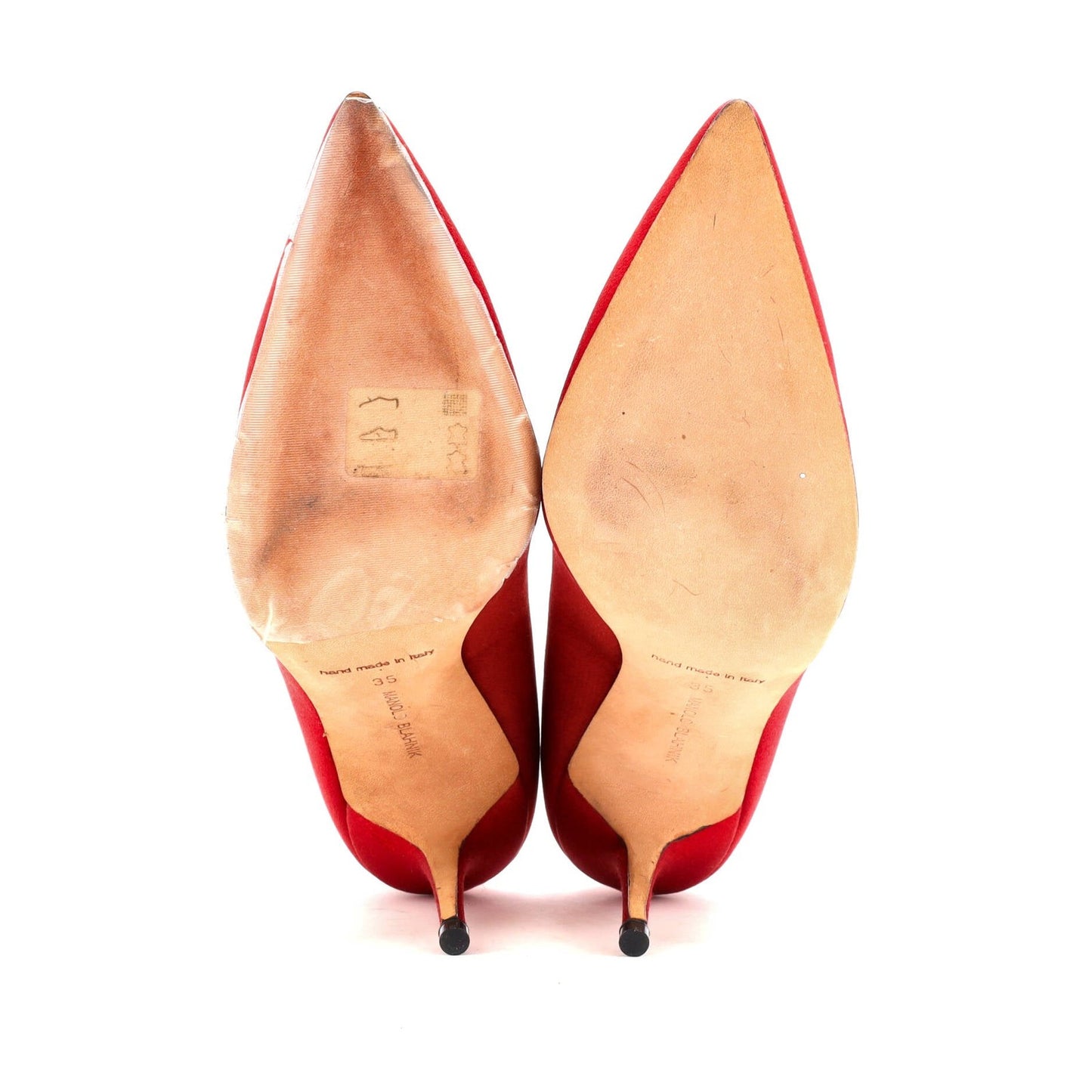 Manolo Blahnik Women'S Nadira Pumps Satin 90