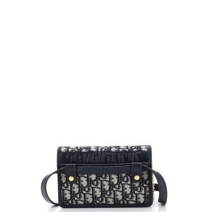 Christian Dior 30 Montaigne 2-In-1 Pouch Oblique Canvas