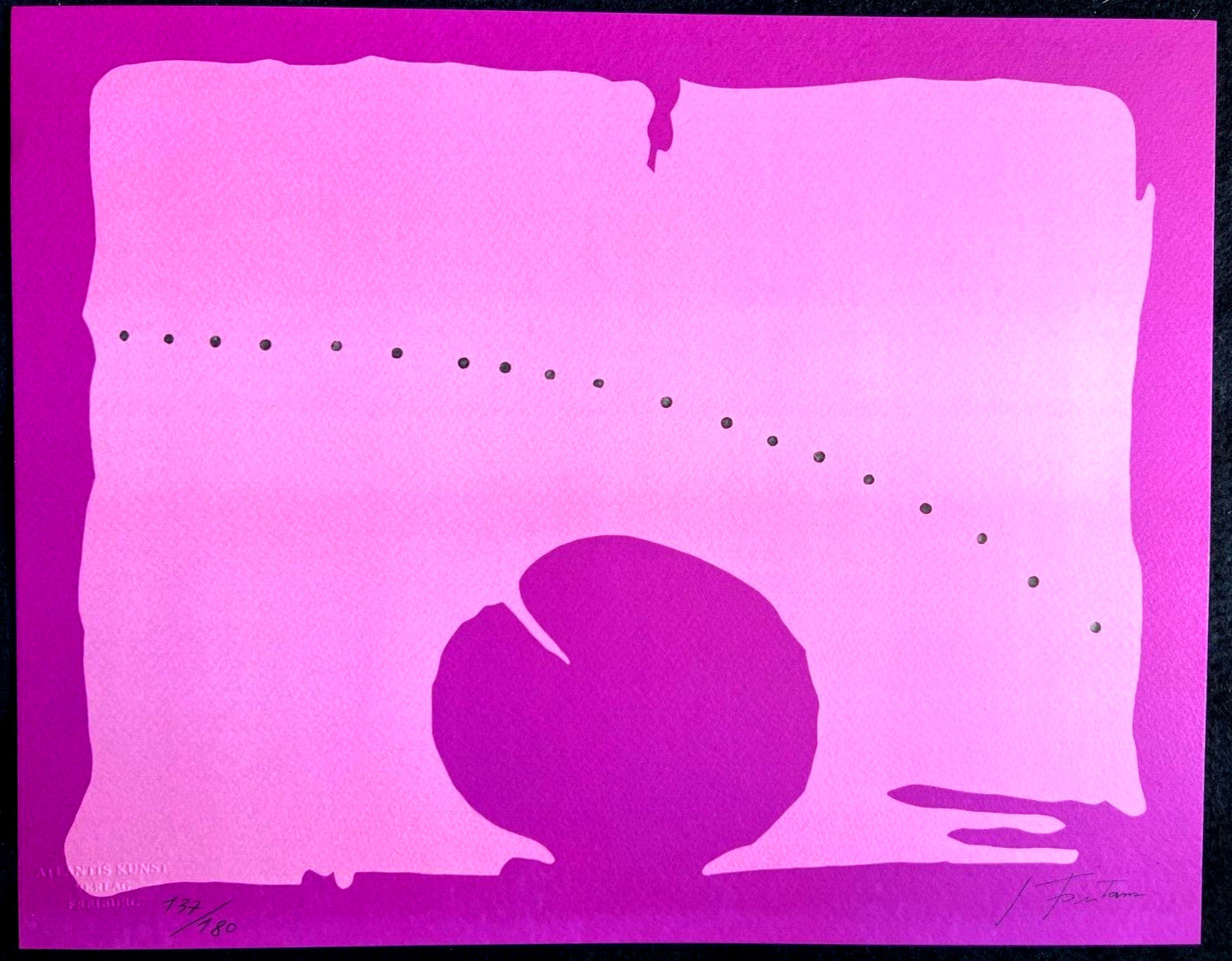 Lucio Fontana Lithograph